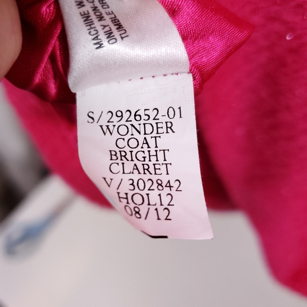 GAP Kids Pink Sparkly Double Breasted Pea Coat - Picture 5 of 7
